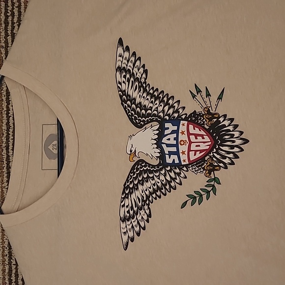 Zero Foxtrot Other - ZERO FOXTROT Beige Cotton Polyester Stay Free Sz XXL Mens Short Sleeve T Shirt